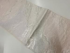 霞模様織出し袋帯